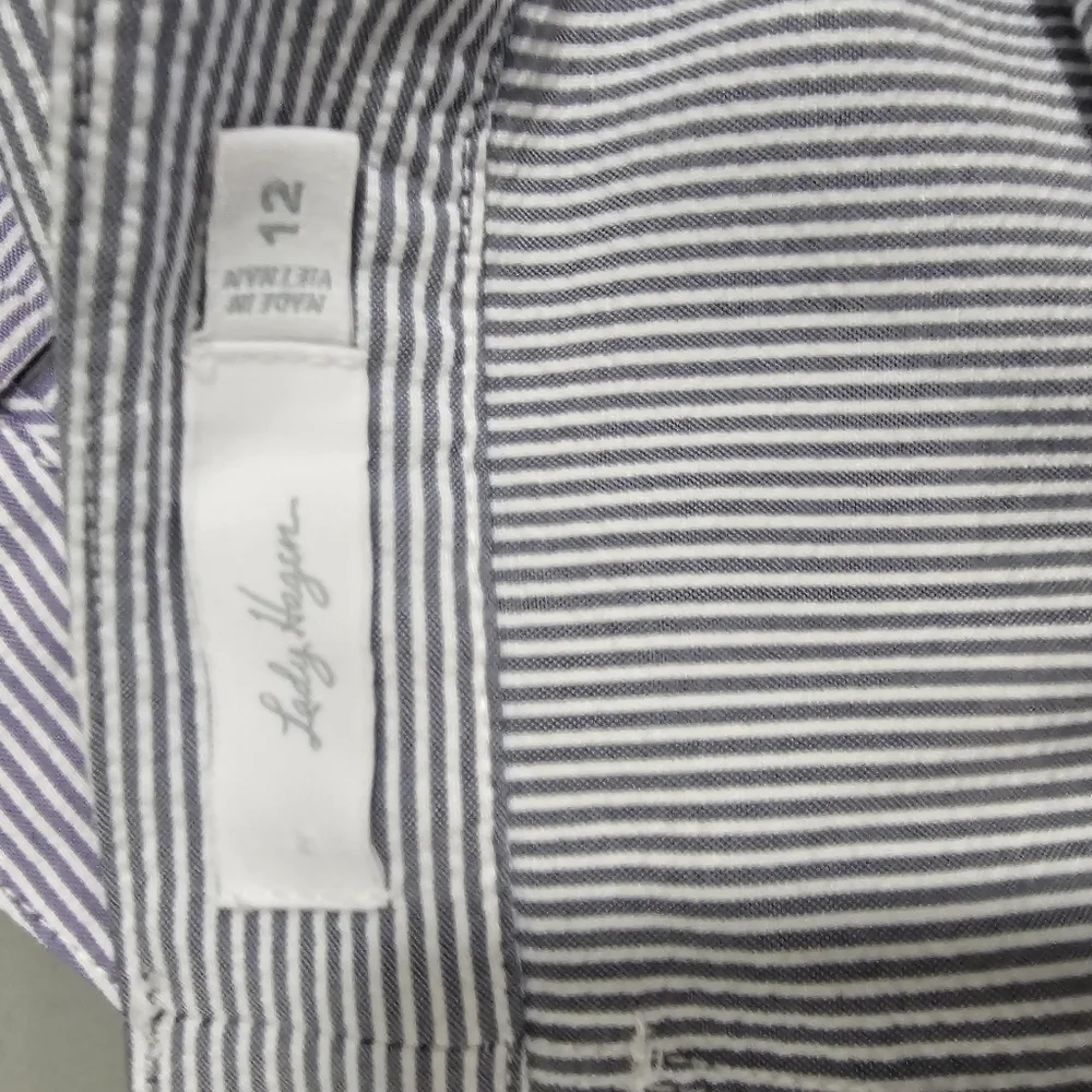 Lady Hagen essentials stripe golf flat front short bundle women's size 12